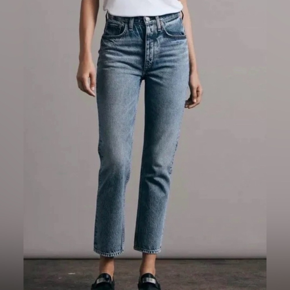 rag & bone Women's Cigarette Leg Jeans in Blue
